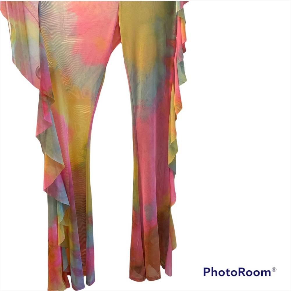 Pink Multicolor Pant Outfit - Picture 3 of 7